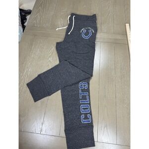 Indianapolis Colts Sweatpants Jogger Womens 2XL Gray NFL Football Team Apparel